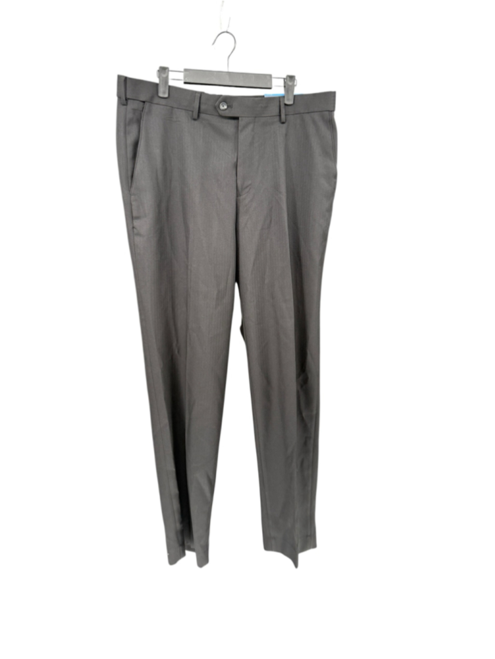 Men's Croft & Barrow Dress Pants Waist 36 Black Flat Front